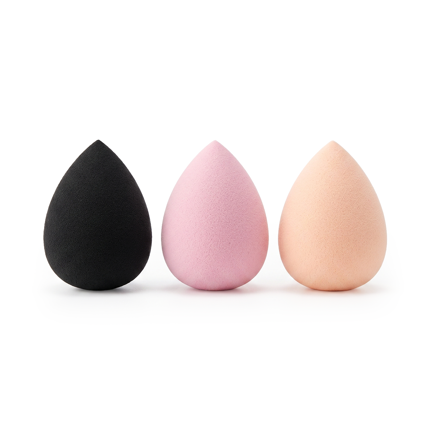 Skin Monarch Raindrop Shape Sponge Black — 56x40mm makeup sponge